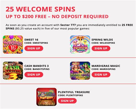 sector 777 casino free chip no deposit